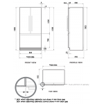 Fisher & Paykel RS90A3 434公升 ActiveSmart™ 嵌入式法式對開門雪櫃